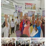 9th International Day of Yoga, 2023 activities conducted by JSS Institute of Naturopathy and Yogic Sciences, Coimbatore, Tamil Nadu