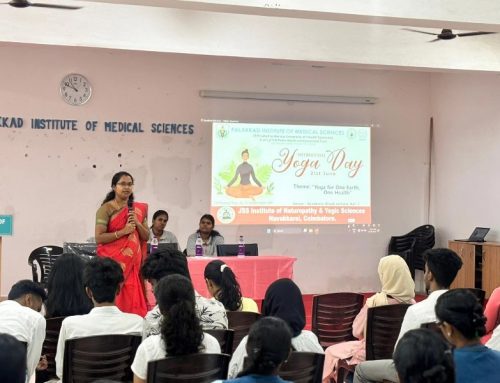 JSS INYS organized a rejuvenating Yoga & Health Talk Session at PIMS Hospital, Palakkad on the occasion of International Day of Yoga 2025.