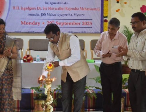 The 110th Jayanthi of His Holiness Jagadguru Dr. Sri Shivarathri Rajendra Mahaswamiji was celebrated with devotion at JSSINYS Campus. 