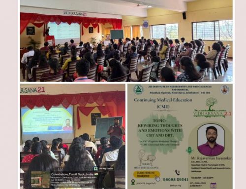 The session was delivered by Mr. Rajavarman Jayasankar, HOD & Consultant Clinical Psychologist, Vazhikatti Mental Health and Research Centre, Coimbatore. The program offered valuable insights into cognitive and behavioral therapeutic approaches for mental health care. The session was attended by students and faculty from various colleges, making it an engaging and insightful academic exchange. We sincerely thank the speaker for sharing his expertise and contributing to the advancement of mental health education